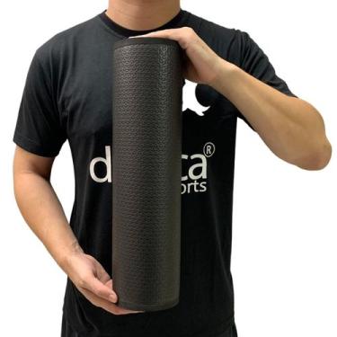 Imagem de Rolo Massagem Liberação Miofascial 45x12cm DF1061 Preto Dafoca Sports