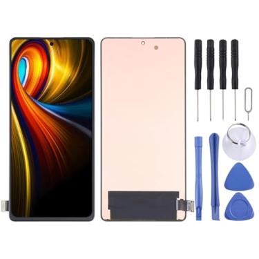 Imagem de tela Material AMOLED Screen LCD e Digitalizer Conjunto completo para Xiaomi Poco F3 GT MZB09C6IN M2104K10I substituição da tela