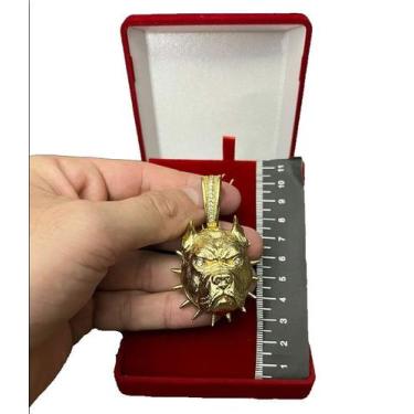 Imagem de Pingente Pitbull Bravo - Banhado a ouro 18k - ToJoia18k