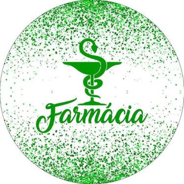 Imagem de Painel De Festa Redondo 1,50x1,50 - Profissão Farmácia Farmacêutico Ef