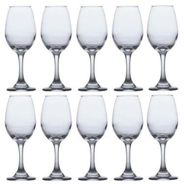 Imagem de Jogo de Taças de Vidro Água E Vinho 365ml Luxo - 10 UN - CRISTAR