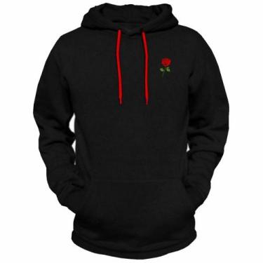 Imagem de Blusa De Moletom Fechada Feminina Masculina Capuz Agasalho Frio Relaxa