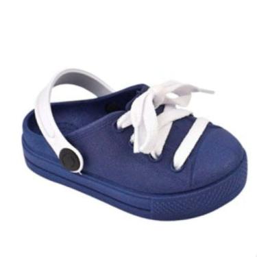 Imagem de Sandália Babuche Tênis Papete com Cadarço Infantil Menina Menino Leve 