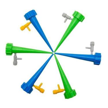 Imagem de Kit 14 Gotejador Regador Para Plantas Acoplável Garrafa Pet - Ns