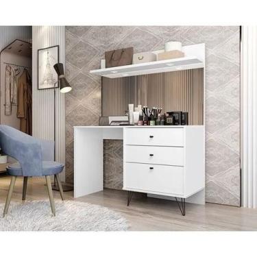 Imagem de Penteadeira para quarto jb 7909 - branco - jb bechara - village móveis