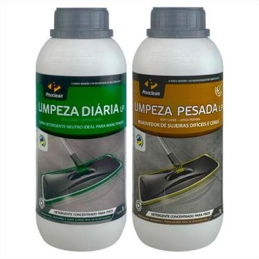 Imagem de Limpeza Diaria Lp + Limpeza Pesada Lp - Pisoclean