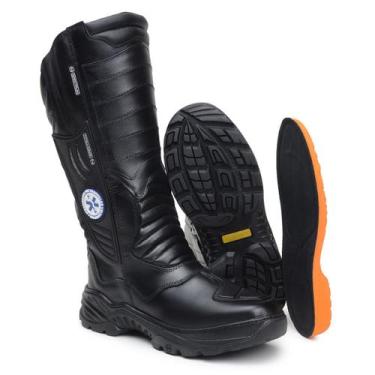 Imagem de Bota Cano Alto Samu Bombeiro Civil Rocam Aph em couro - Spectrun Boots