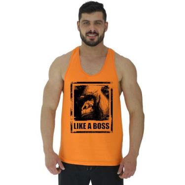 Imagem de Regata Menos Cavada Masculina MXD Conceito Monkey Like A Boss, M, Lara