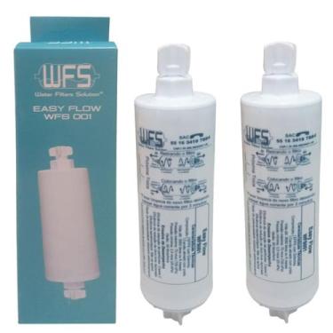 Imagem de Kit 2 Filtro Refil compatível Geladeira Side by Side e Purificador Pol