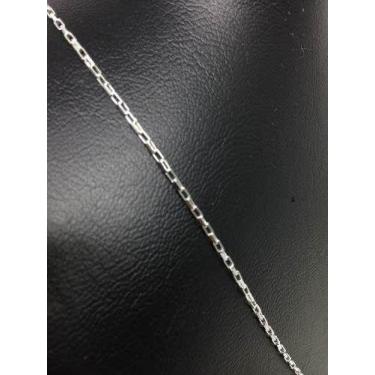 Imagem de Corrente Cadeado Masculina 70cm De Prata 925 Veneziana Longa - Michest