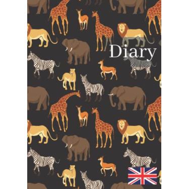 Imagem de Diary | Wild Animal Cover: | A4 | July 2022 - December 2023 | 18 Month | Week Per View | Appointment Planner | UK Holidays and Observances