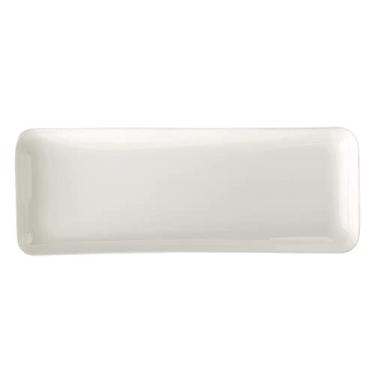 Imagem de Prato de servir GET Porcleain, 35,5 cm x 14 cm, branco (conjunto de 12)