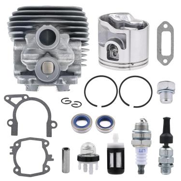 Imagem de Bynor Pistão cilíndrico para Stihl TS410 TS420 TS 410 420 (50 mm) 4238 020 1202 Serra de corte com juntas