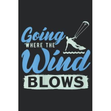 Imagem de Womens Kitesurf Kiteboarder Water Sports Surfer Kiteboarding Family Nice: Lined Journal Notebook To Do Schedule, Medium 6x9 Inches, 100 Pages, Printed Cover