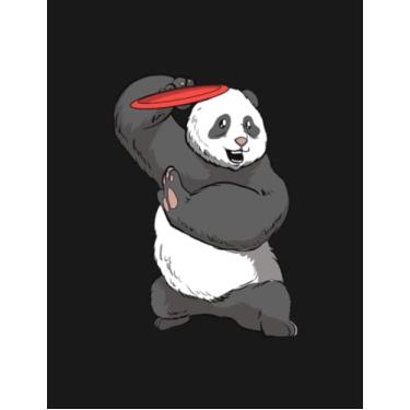 Imagem de Disc Golf Frisbee Golf 2 Notebook: 8.5x11 inches 100 Pages Lined College Ruled Paper Journal Diary Planner