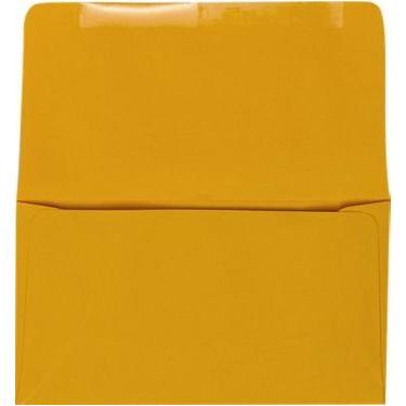 Imagem de LUXPaper Envelopes de remessa #6 3/4 | 9,8 cm x 16,5 cm | Goldenrod | Texto de 11 kg | 50 Qtd