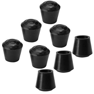 Imagem de uxcell 8 peças bonés de mesa com pontas para pés de mesa de borracha antiderrapante protetor de chão para evitar arranhões, B07MT4J3CR, 10mm/3/8"