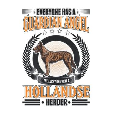 Imagem de Hollandse Herder Notebook: Hollandse Herder Guardian Angel Herdershond / 6x9 Inches / 120 ruled Sites
