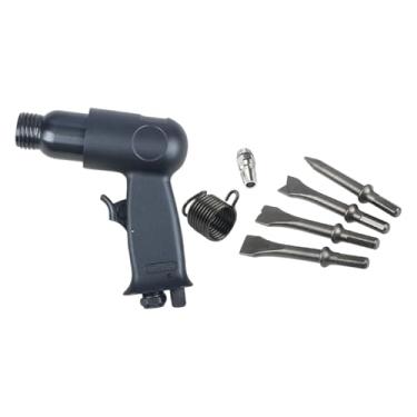 Imagem de Bothyi Kit de martelo pneumático Air Digger Cilindro estendido Compacto Sólido Portátil Cinzéis pneumáticos Ferramenta Martelo pneumático para remover, 135x145mm