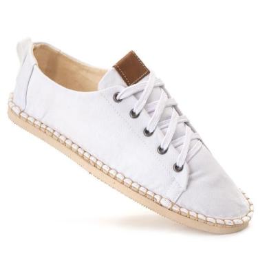 Imagem de Tênis Alpargata Unissex Tradicional - Vk, Branco, 37
