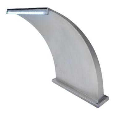 Imagem de Cascata Inox Para Piscina Wave Junior Led + Controladora - Shop das Ca