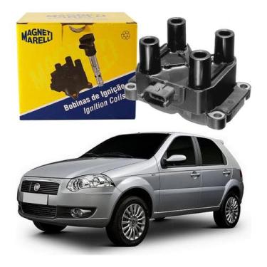 Imagem de Bobina De Ignição Marelli Palio 1.0 8v Fire 2010 A 2015 - Magneti Mare
