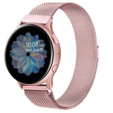 Imagem de Pulseira de Relógio YILED Metálica para Samsung Galaxy Watch Active 2 