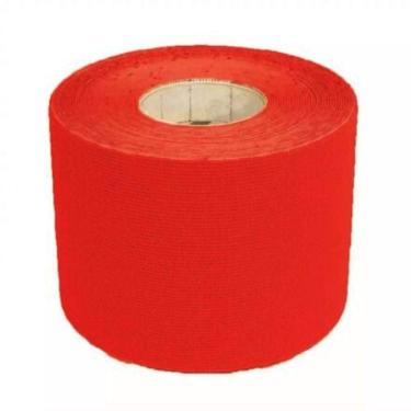 Imagem de Fita Kinésio Multilaser Muscle Fix 5x500cm Rolo Vermelho - HC043