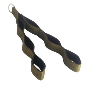 Imagem de UGPLM Alça de fixação do cabo de corda tríceps Alça de exercício Alça Maior amplitude de movimento TRicep puxe a fixação para picos de facepulls, Verde