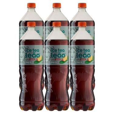 Imagem de Chá Ice Tea Leão Pêssego Zero 1,5l C/ 6 Unidades