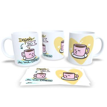 Imagem de Sonhos e Flores Caneca de Porcelana Perfeita para Começar o Dia