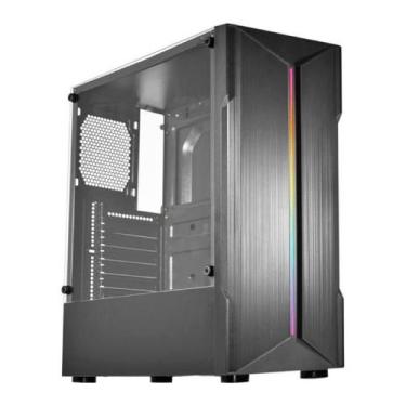 Imagem de Gabinete Gamer K-Mex CG-06W5 Demon II, Mid Tower, Vidro Temperado, ATX