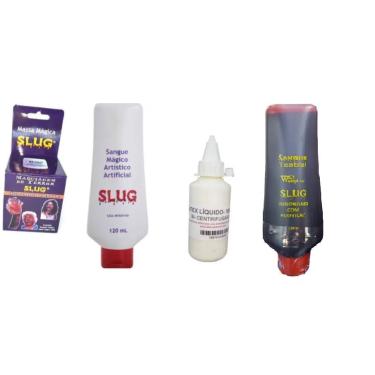 Imagem de Kit completo maquiagem de terror slug