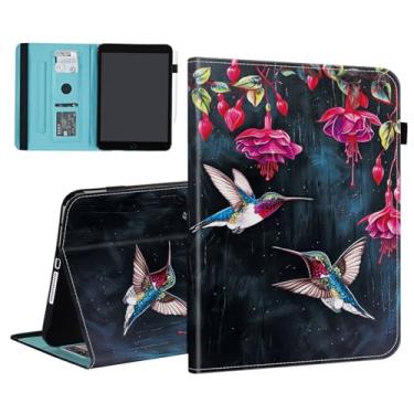 Imagem de BFUKVOU Capa para iPad 9ª geração/iPad 8/iPad 7, iPad 10.2 2021 2020 2019/iPad Air 10.5/iPad Pro 10.5, compartimento para cartão, capa de couro PU, TPU, suporte para caneta, hibernar automaticamente