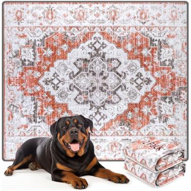 Imagem de LOOBANI Tapetes Higiênicos Reutilizáveis Para Cães, 1 Pacote De Tapetes Higiênicos Superabsorventes Laváveis Para Filhotes, Tapete De Parto Antiderrapante À Prova D'Água Para Cercadinho De Chão, Sof