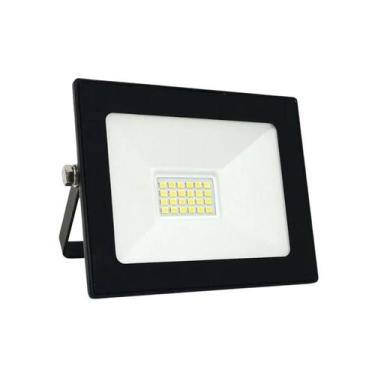 Imagem de Refletor Led Loren Up 10W 6500K Preto IP65 Bivolt Lorenzetti