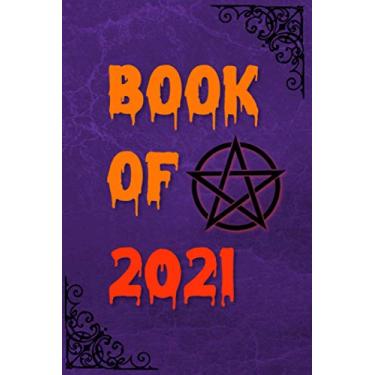 Imagem de Livro de 2021: capa roxa pentagrama | The Witch Planner | Agenda mensal de 12 meses