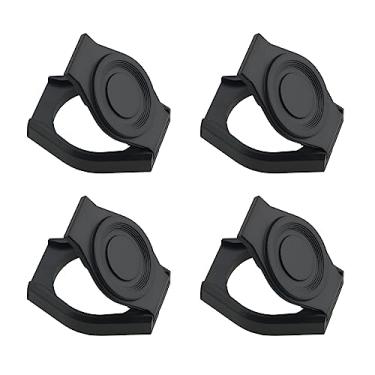 Imagem de Ruiwaer 4 peças de proteção para lente de privacidade, capa universal para webcam, capa de lente externa para webcam, capa de obturador, capa de proteção para câmera web de streaming, preto