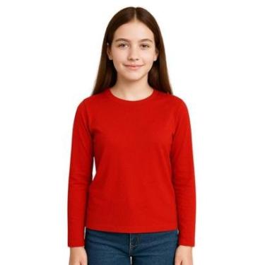 Imagem de Camiseta Manga Longa Infantil e Juvenil Menina Kyly-Feminino