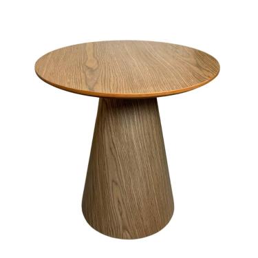 Imagem de Mesa Cone Nogueira Tampo 51cm Marrom