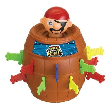 Imagem de Jogo Brinquedo Infantil Pula Barril Do Pirata Espada Adagas. - NoBrand