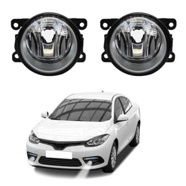 Imagem de Par Farol de Milha para Fluence 2011 a 2019 Farolete Auxiliar Neblina
