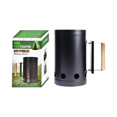 Imagem de Chaminé De Carvão Compacta E Fácil De Usar Para Churrasqueiras E Churr