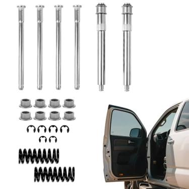Imagem de Citumo Kit De Reparo Pino E Bucha Dobradiça Da Porta Dianteira Do Lado Motorista Passageiro Com Mola Compatível Chevy Gmc C1500 C2500 K1500 K2500 K3500 Suburban Tahoe Yukon 15685040