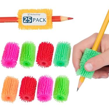Imagem de Pencil Grip The Classics Spiky Grip Auxílio de escrita ergonômico, para usuários destros ou canhotos, cores sortidas, pacote com 25 (TPG-17625)