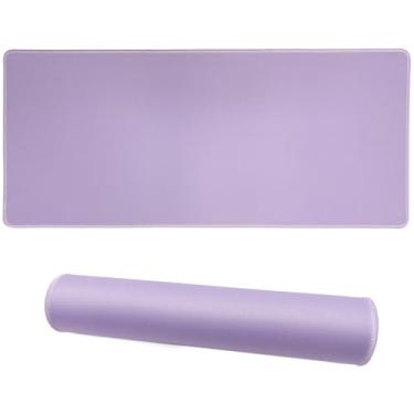 Imagem de Jahosin Tapete de mouse grande para jogos, base de borracha antiderrapante, [70 x 28 pol] Tapete de mesa de computador para PC, Mac, laptop - bordas costuradas e superfície lisa para escritório, casa