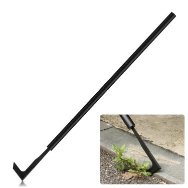 Imagem de Removedor de rachaduras de cabo longo de 125 cm, 3 ferramentas de remoção de ervas daninhas de comprimento ajustável, extrator manual para calçada, pavimentação, lacunas de parede, ferramenta de