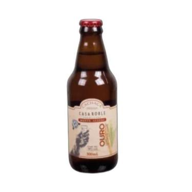 Imagem de Cachaça De Alambique Ouro 3 Anos Carvalho Francês - 300 Ml - Casa Robl