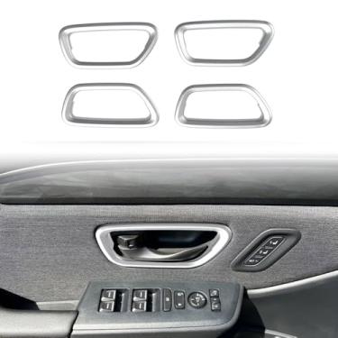 Imagem de TENWIND Tampa do painel da maçaneta interna do carro compatível com acessórios Honda Passport 2026+ (prata)