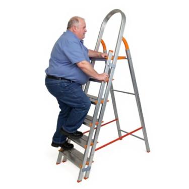 Imagem de ESCADA DE ALUMÍNIO ÁGATA COM 5 DEGRAUS DUPLOS